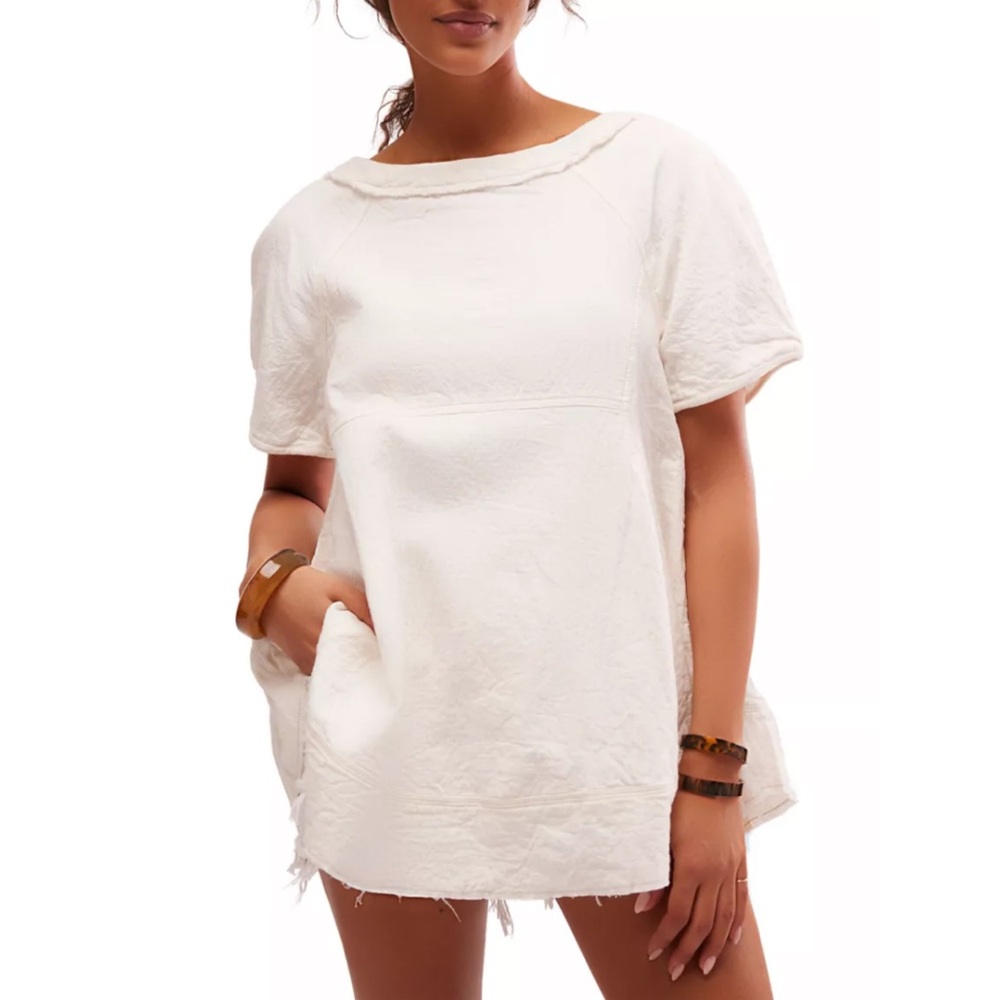 Free People We The Free Sunset City Menswear Top size small - Picture 2 of 7